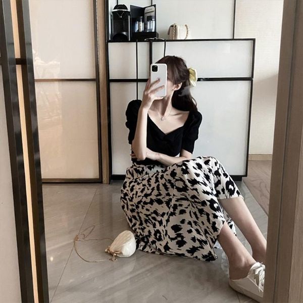 

plus size tracksuits 2021 professional black short skirt + floral suit female summer two-piece