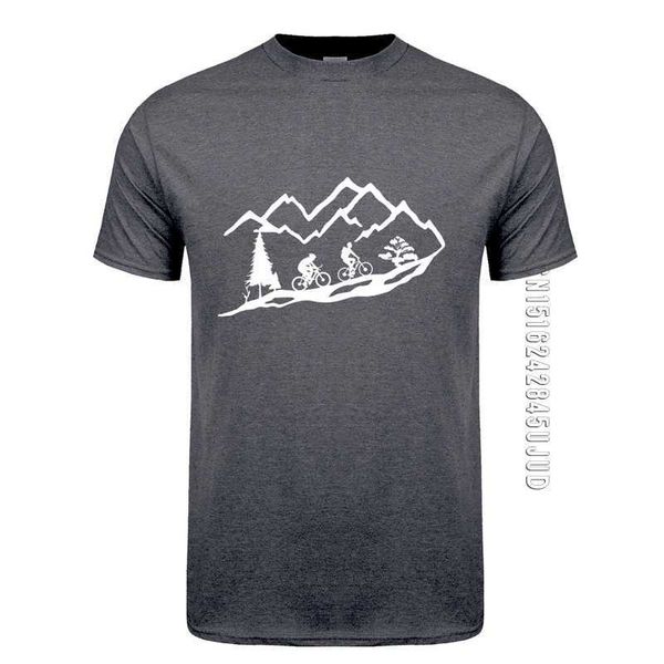 

mtb mountain biking t shirt summer o neck cotton cool t-shirts birthday gift tshirt tee mans 210623, White;black