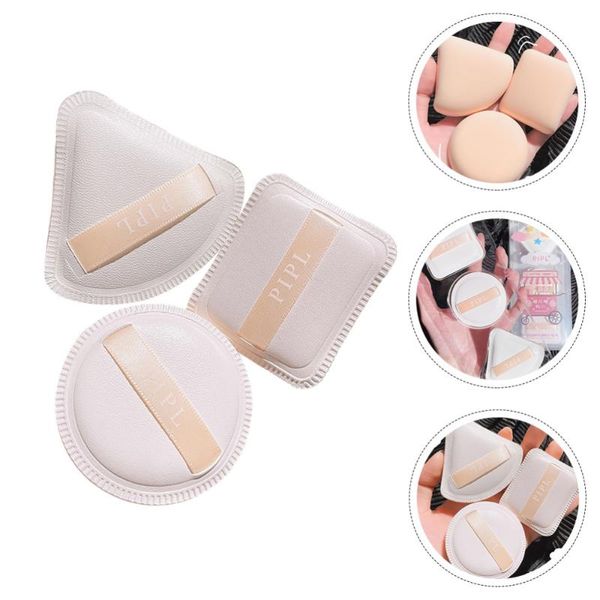 

sponges, applicators & cotton 3pcs dual-use wet and dry sponge powder puff air cushion makeup tools