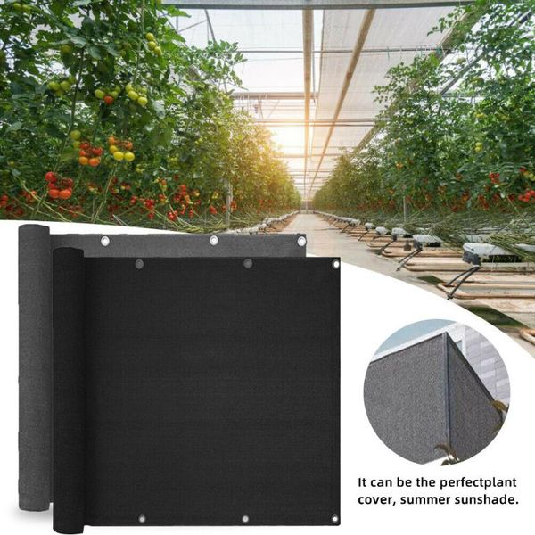 

shade outdoor balcony garden fence cover shelter privacy screen sewing buckle awning wind sunshade net for balconys swimming pool