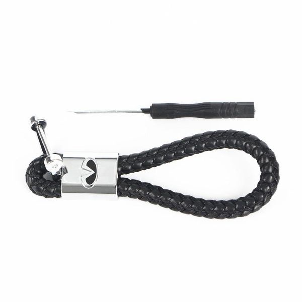 

keychains car styling 3d metal braided rope keychain key ring for infiniti fx35 q50 q30 esq qx50 qx60 qx70 ex jx35 g35 g37, Silver