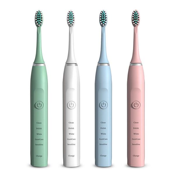 

sonic electric toothbrush for adults smart timer whitening ipx7 waterproof usb charge ultrasonic tooth cleaner