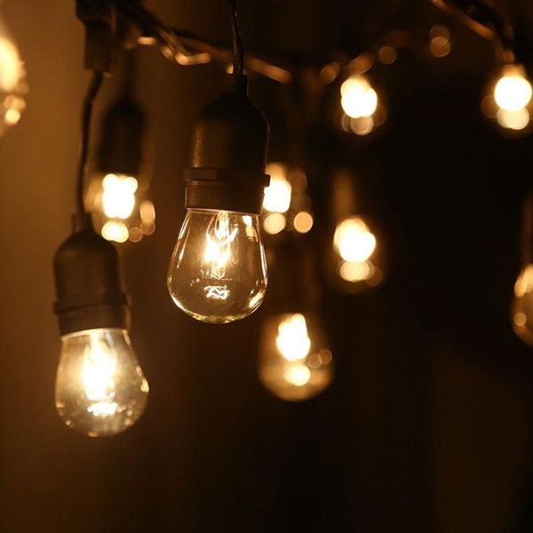 

strings e26/e27 lamp line waterproof outdoor string lights street garden holiday lighting decorative light