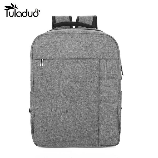 

backpack men's usb charging large capacity outdoor waterproof casual black travel