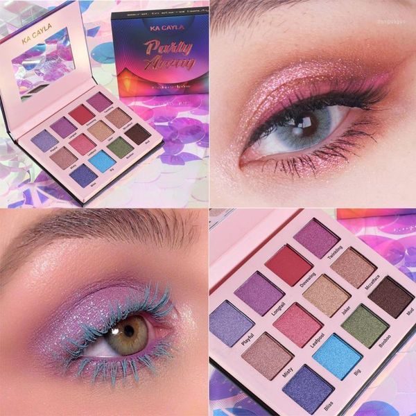 

colors matte shimmer eyeshadow makeup palette set glitter pigment smoky long-lasting waterproof cosmetics1