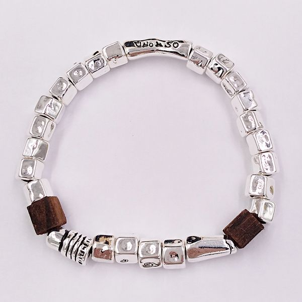 DIY encantos maus olhos jóias fazendo suprimentos uno de 50 saudável 925 esterlina prata unisex pulseira para mulheres pulgles arcle chain frisado conjuntos de aniversário presentes puls639