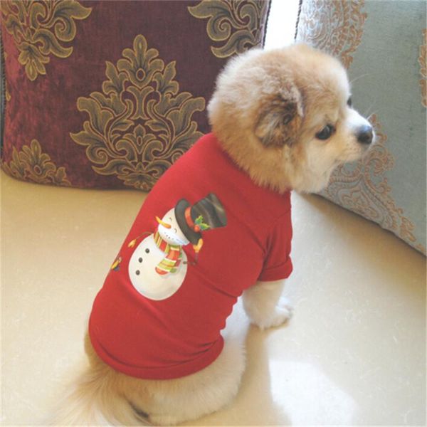 

dog apparel sell creative 1pc polyester christmas pullover hoodies clothes cat santa pet shirt puppy sweater casual