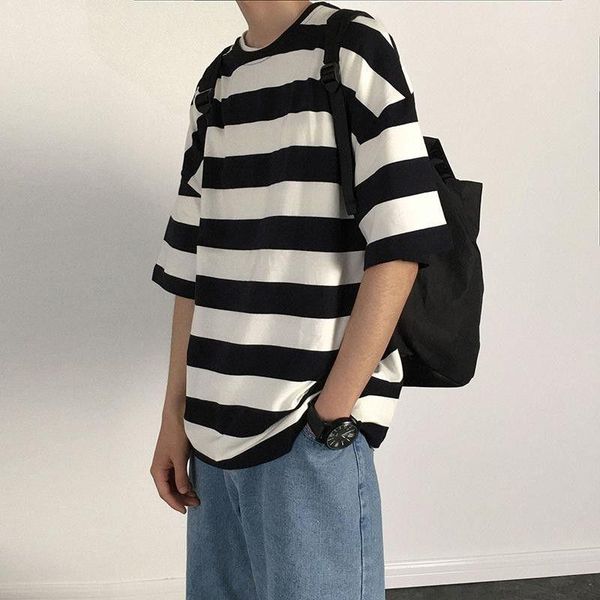 

men's t-shirts summer short sleeve t-shirt men cotton linen soid color retro t shirts youth 2021 pure semi-cut tide tee, White;black