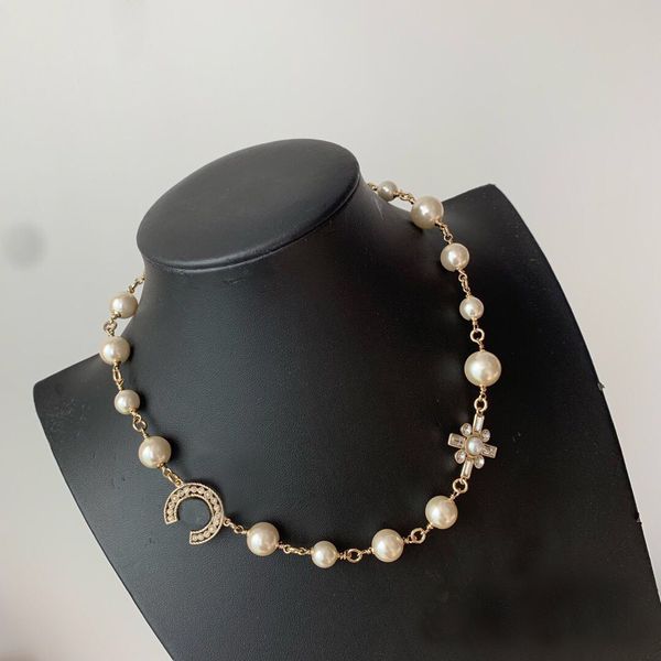 

popular fashion high version c designer necklace for lady design women party wedding lovers gift luxury jewelry for bride with box.., Silver