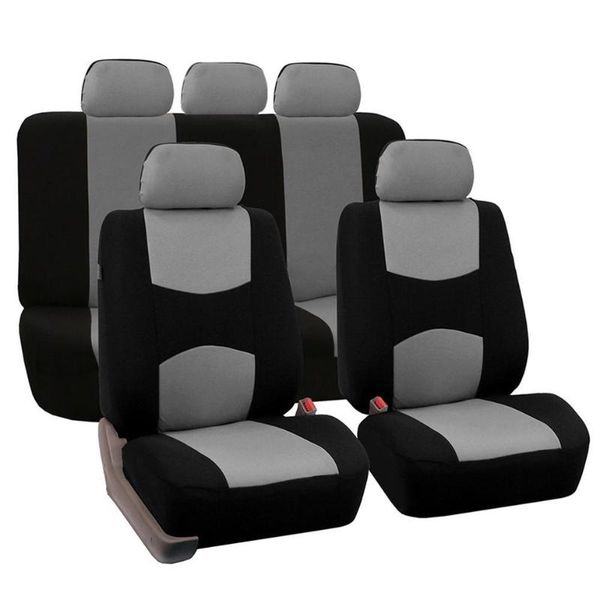 

seat cushions 5pcs grey front rear universal car covers auto vehicles accessories