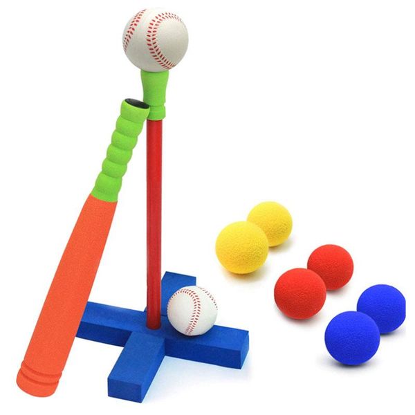 

16.5-inch children's foam soft t-ball, toddler baseball toy set bike lights