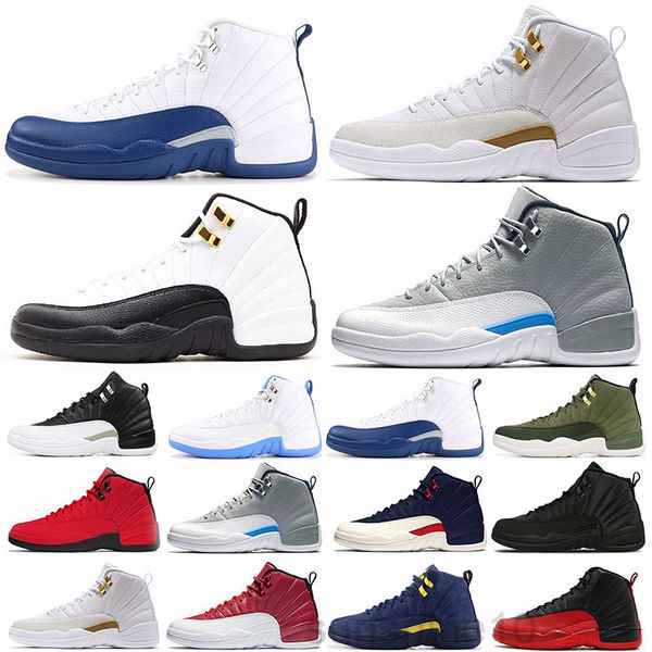 

mens 12 12s bootss shoes reverse flu game royal dark concord gym red taxi white black grey outdoor boots sneakers university blue te-2