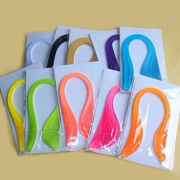 

other arts and crafts 9 colors 100 strips quilling paper 5mm width single color origami craft diy cards decoration 39cm