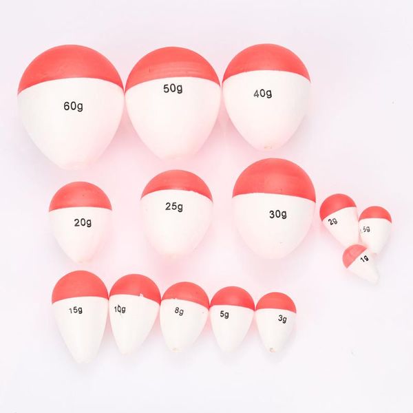 

fishing accessories 14pcs outdoor floats 2-60g eps fish float tackle w/ stick