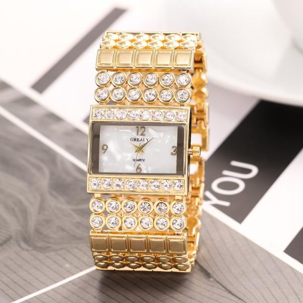 

full rhinestone women watch ladies casual alloy bracelet female wristwatches montre femme, Slivery;brown