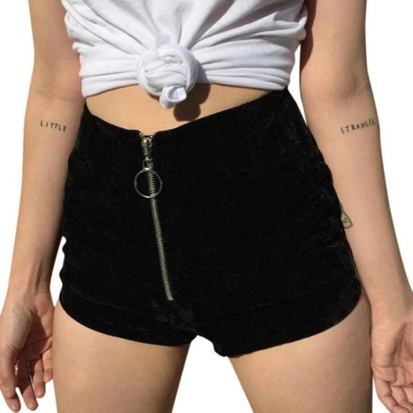 

women's shorts 2021 women summer fashion leisure elastic waist soft female beach casual mini short feminino, White;black