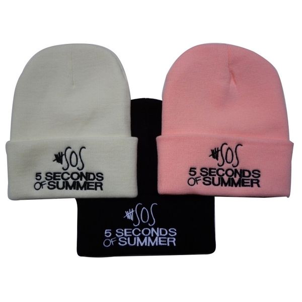 

hat sos 5 seconds of sunmmer knitted cold hip hop hat beanies, Blue;gray