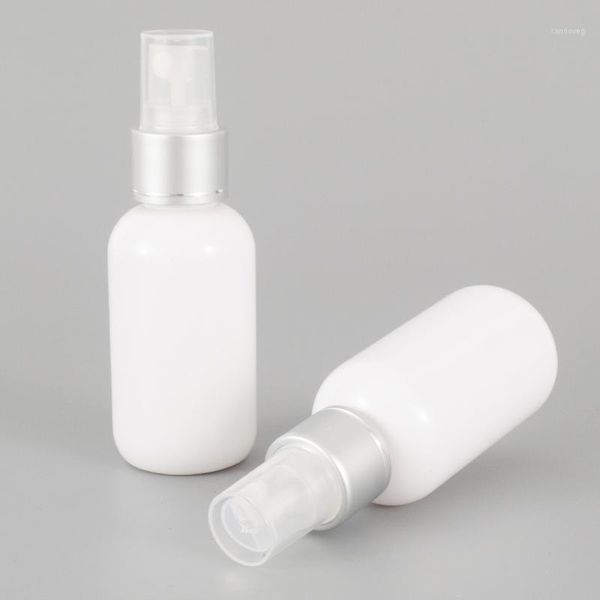 

10/30/50 pcs 50ml empty spray bottles white toner bottle shampoo containers mist perfume refillable storage & jars