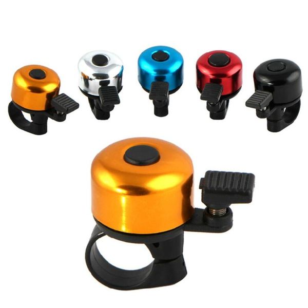 

bike horns 1pc safety cycling bicycle handlebar metal ring bell horn sound alarm accessory outdoor rings