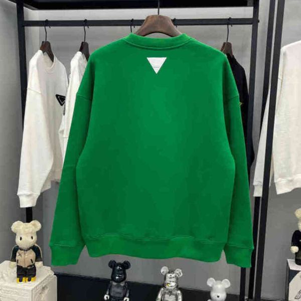 

22ss fashion women hoodies sweaters bv logo brand cotton sweatshirt designers clothes couple plus velvet apparel casual pullover sweaters x, Black
