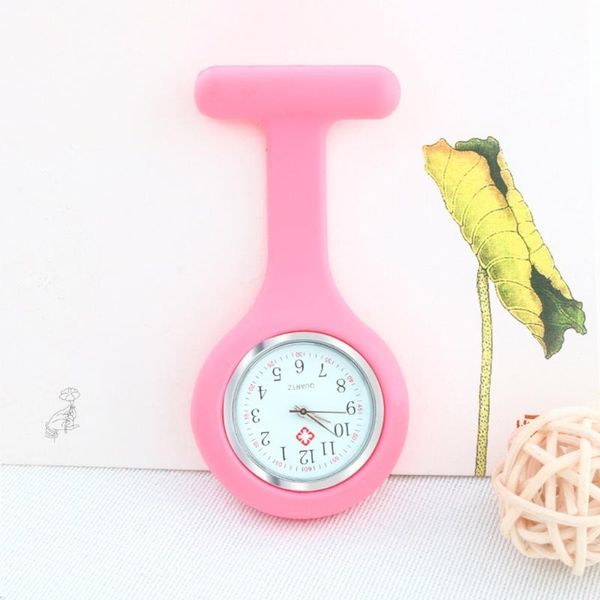 

timers watch fob nursing clip lapel with second hand on