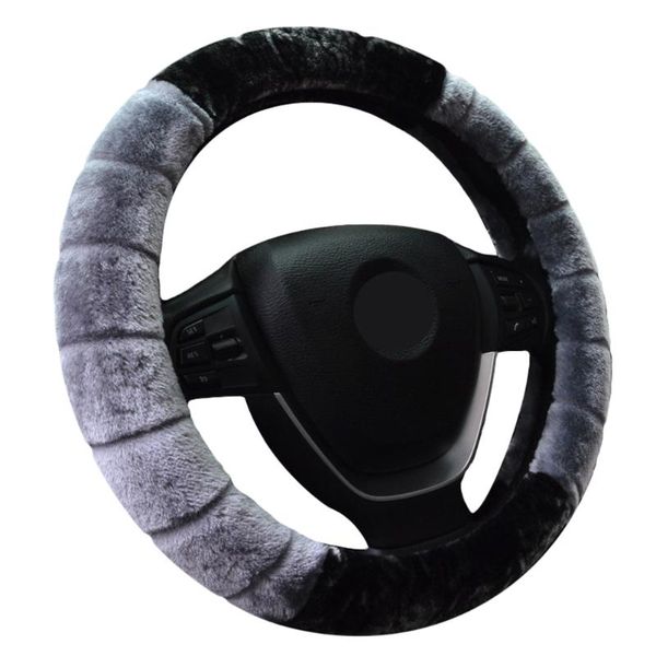 

steering wheel covers inch warm auto car cover universal sleeve protector(black)