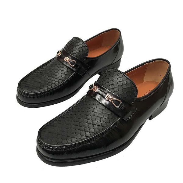 

dress shoes men italian type formal genuine leather pointed toe wedding gentleman, Black