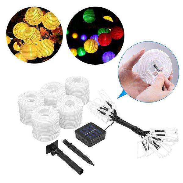 

strings 2021 solar lantern led light string garden outdoor waterproof ball used for wedding christmas