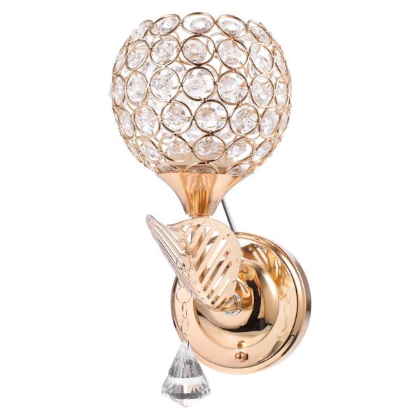 

wall lamp crystal glass sconce living room hallway bedroom light fixture