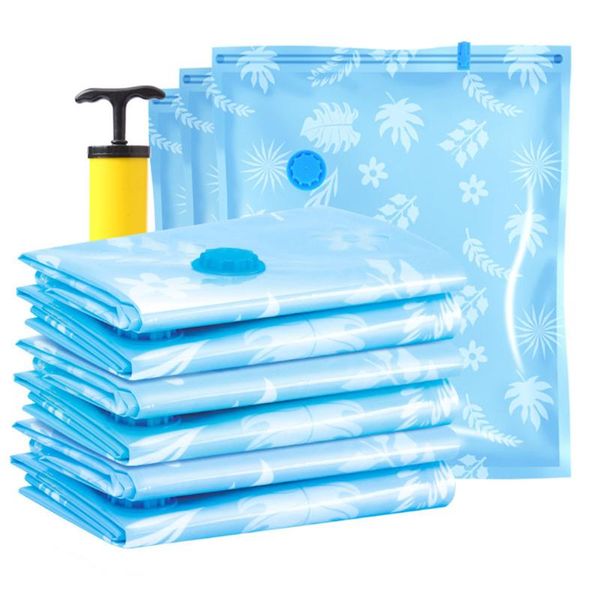 

clothing & wardrobe storage home vacuum bag for clothes with valve transparent border foldable compressed organizer saving seal packet