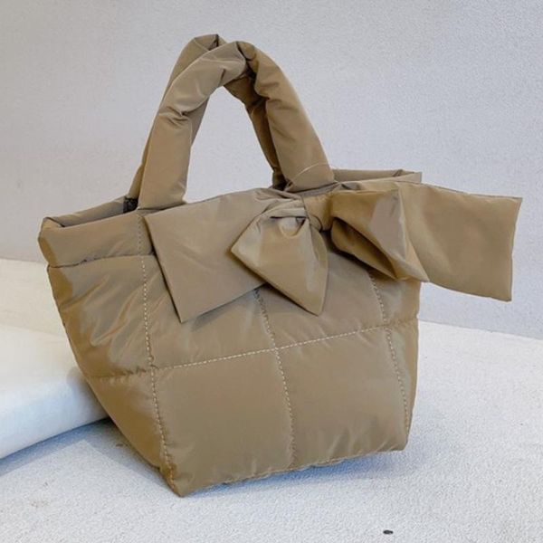 

evening bags large capacity women handbag fashion retro bow down single shoulder messenger bag