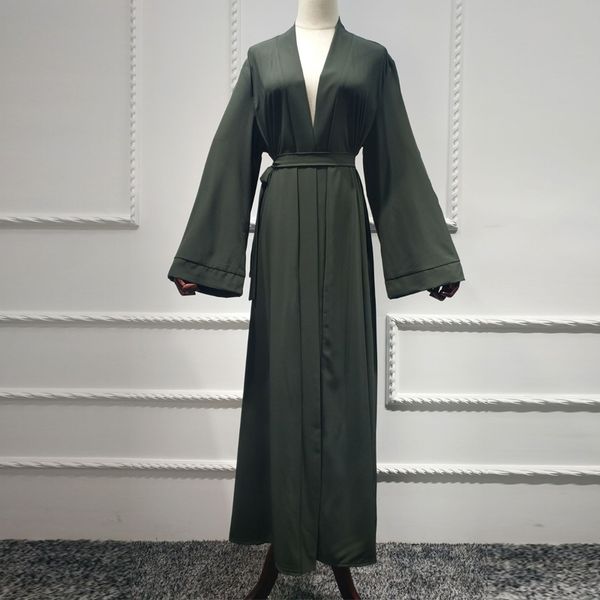 

abaya dubai kaftan cardigan muslim hijab dress abayas for women qatar robe femme caftan oman turkish islam plus size clothing, Red