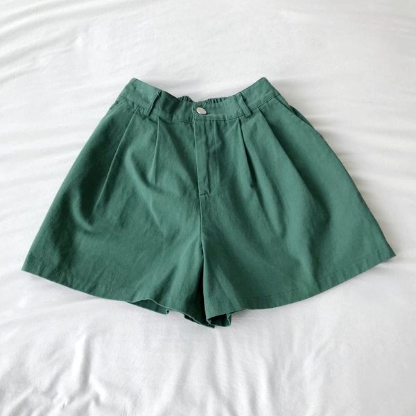 

women's shorts 2021 summer women casual short pants high wais back stretch female trousers outwear, White;black