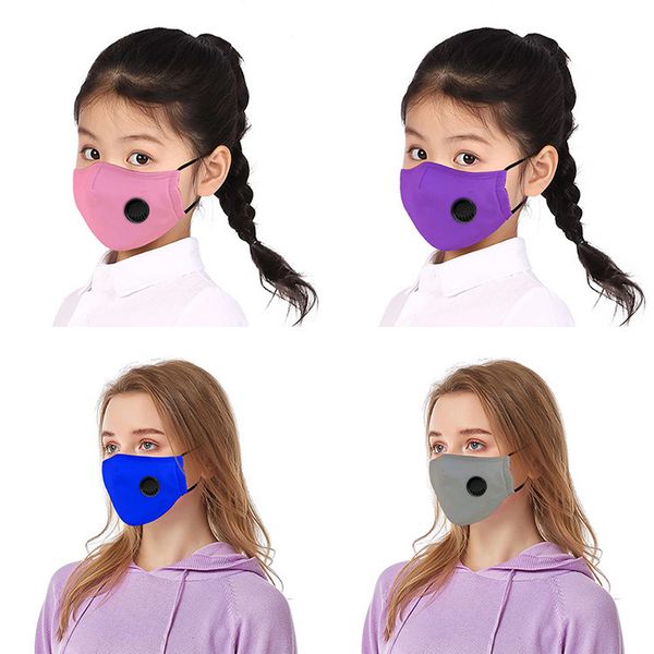

children's cotton dust mask breathable belt breathing valve door mask