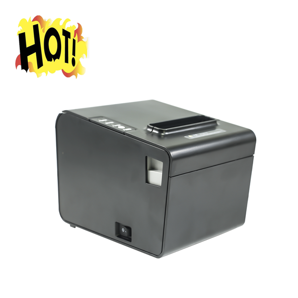 

80mm deskthermal receipt printer system suitable for cafe supermarket cashier single ticket printing printers