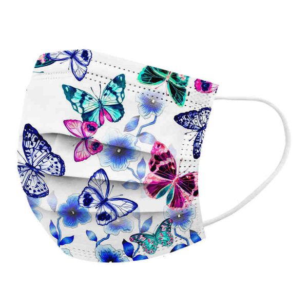 

selling disposable / child butterfly seri printed mask three-layer protective