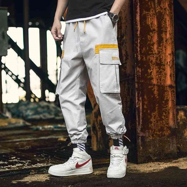 

men's pants streetwear cargo fashion hip hop joggers pantalones hombre harajuku sweatpants abz506 pkvt, Black