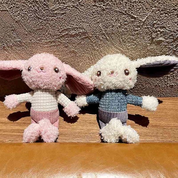 

cartoon girl rabbit plush toy backpack grabbing machine doll decoration key chain pendant