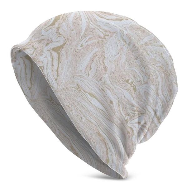 

beanies gold marble texture art washed warm bonnet outdoor casual protection men women hats