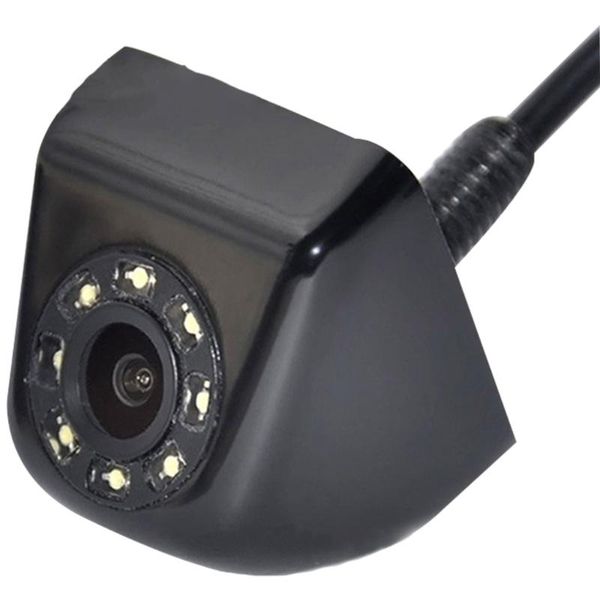 

car rear view cameras& parking sensors camera waterproof ip67 wide angle 8 led night vision backup assistance