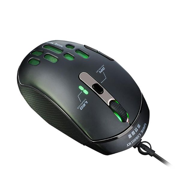 

wired gaming mouse 5d joystick 4000dpi 7 buttons ergonomi usb computer mice wireless gamer drop