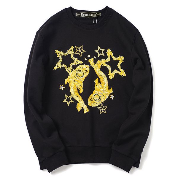

men's hoodies & sweatshirts men's/women's fashions cotton chic women's sweatshirs loose b185, Black