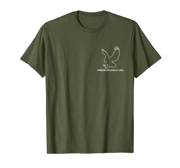 

american eagle usa great gift t-shirt, White;black