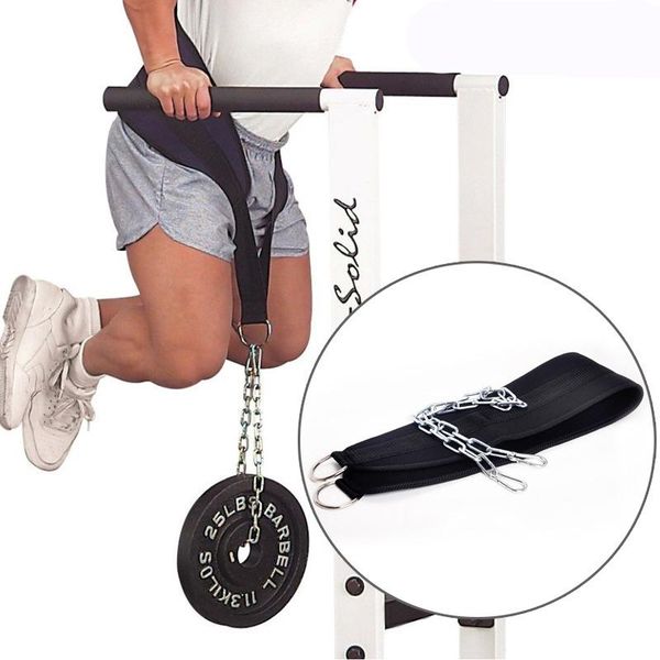 

accessories weight lifting belt with chain pull up squat bodybuilding workout gym power exercise fitness equipment