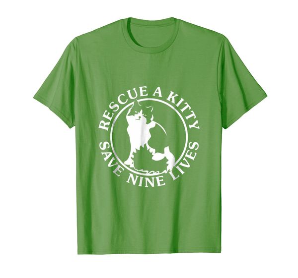 

Rescue a Kitty, Save Nine Lives Cat T-Shirt, Mainly pictures