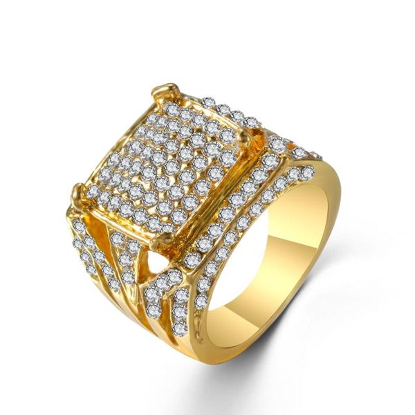 

women's gold ring mini zircon fashion creative closed metal colorful decoration set party wedding glamour jewelry rings, Slivery;golden
