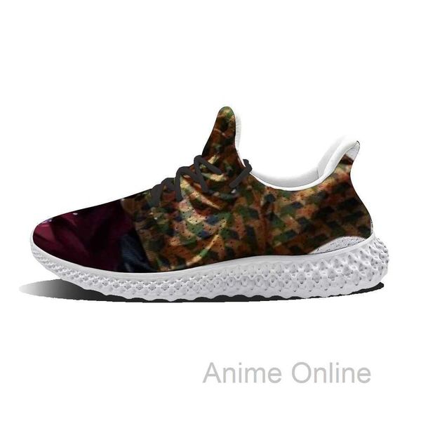 

spring tomioka giyuu anime pattern lace-up breathable shoes