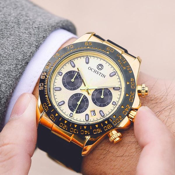 

wristwatches ochstin golden fashion quartz watch men watches male clock business mens wrist hodinky relogio masculino, Slivery;brown