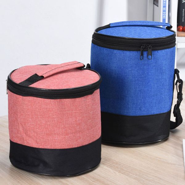 

portable insulated lunch bag bento pouch handbag reusable picnic thermal box tote cooler bag