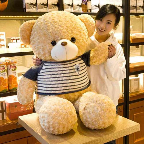 

teddy sweater big plush toy hug bear doll children doll girl